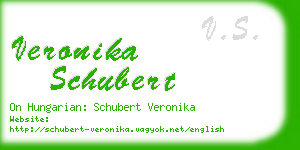 veronika schubert business card